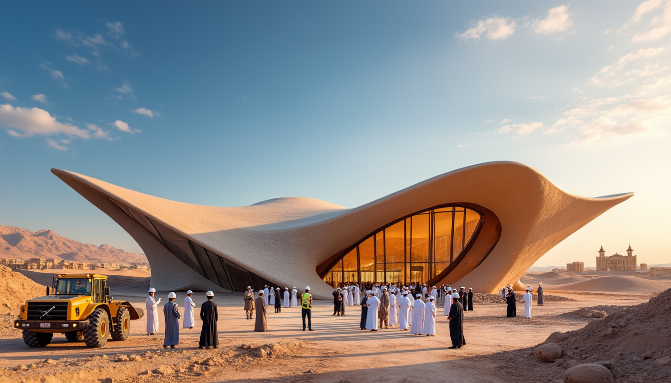 Zaha Hadid Architects fait ses premiers pas dans la construction en adobe avec la pose de la première pierre du musée Asaan à Riyad. 10 zaha hadid architects embarks on a pioneering journey into adobe construction with the groundbreaking of the asaan museum in riyadh, blending innovative design with traditional building techniques to create a cultural landmark.