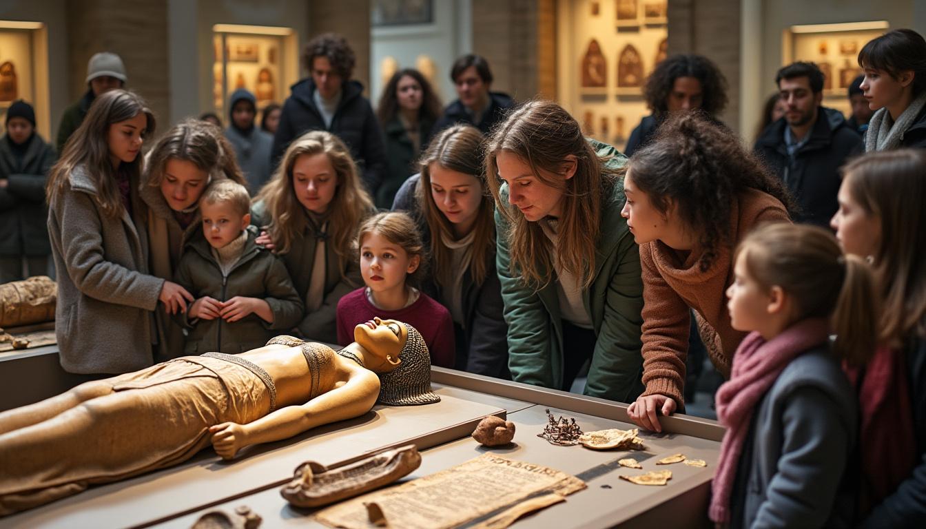 manchester museum invites the community to share their thoughts on the sensitive display of an egyptian woman's body, exploring cultural significance and ethical considerations in museum practices.