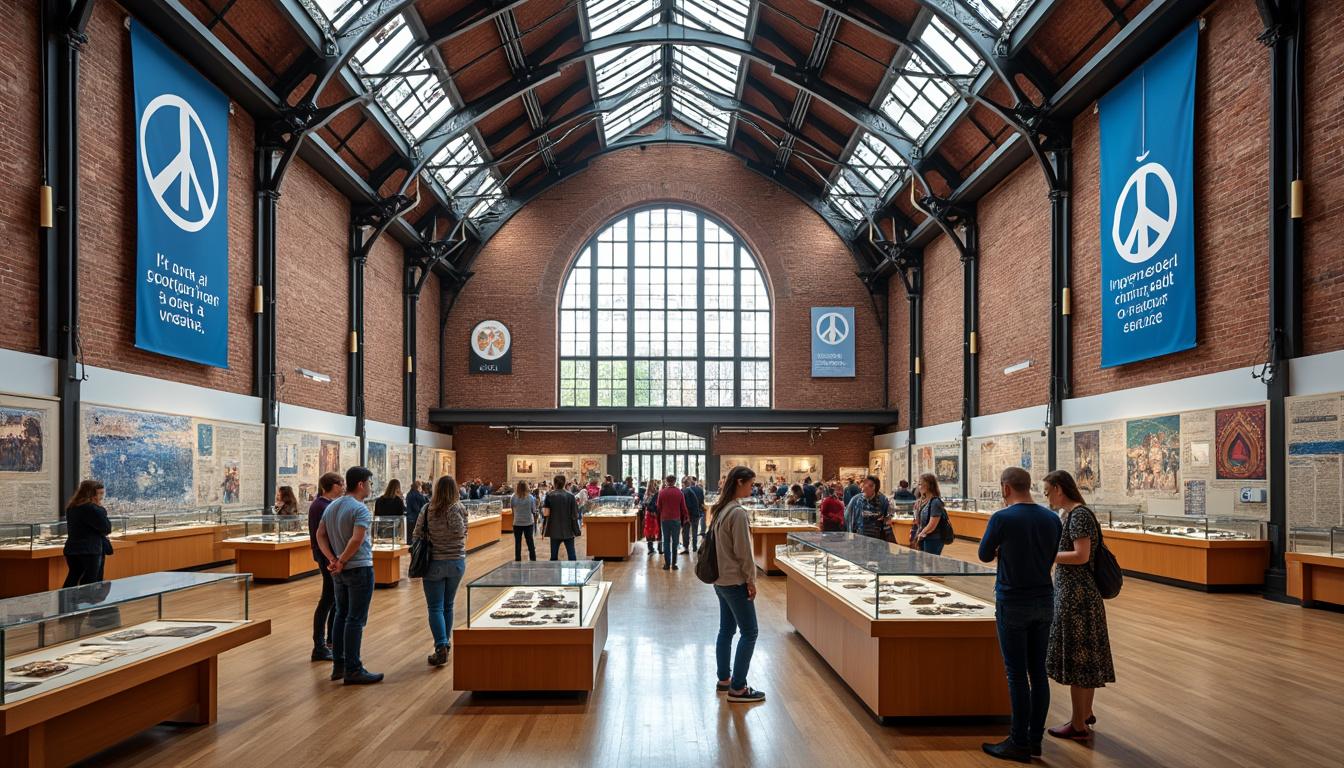 Le musée de la paix de Bradford accueille 40 000 visiteurs lors de sa première année après son déménagement 1 le musée de la paix de bradford accueille 40 000 visiteurs lors de sa première année après son déménagement, célébrant de nouvelles expositions, des programmes éducatifs et un impact communautaire.