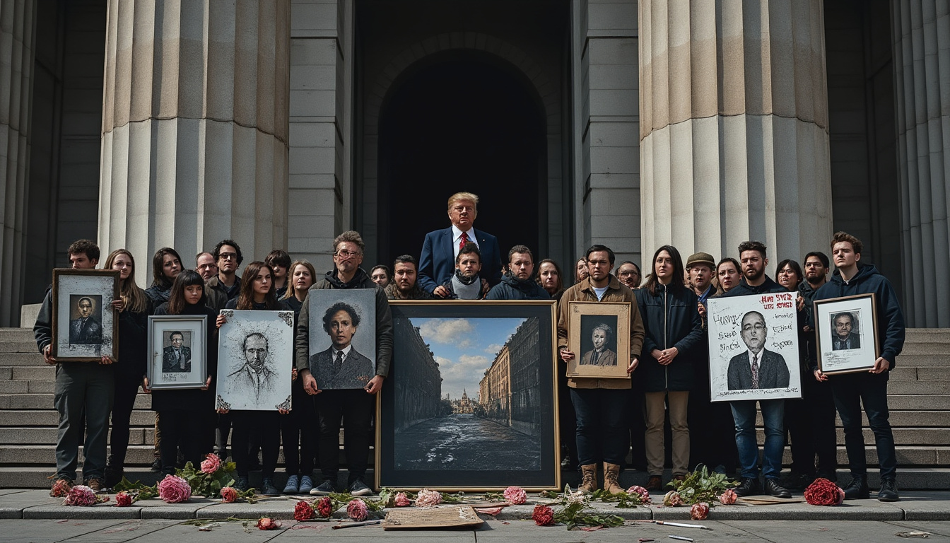 explore how trump's policies threaten the arts in america, as museums remain silent amidst cultural challenges. discover the urgent need to protect artistic expression in this critical national moment.