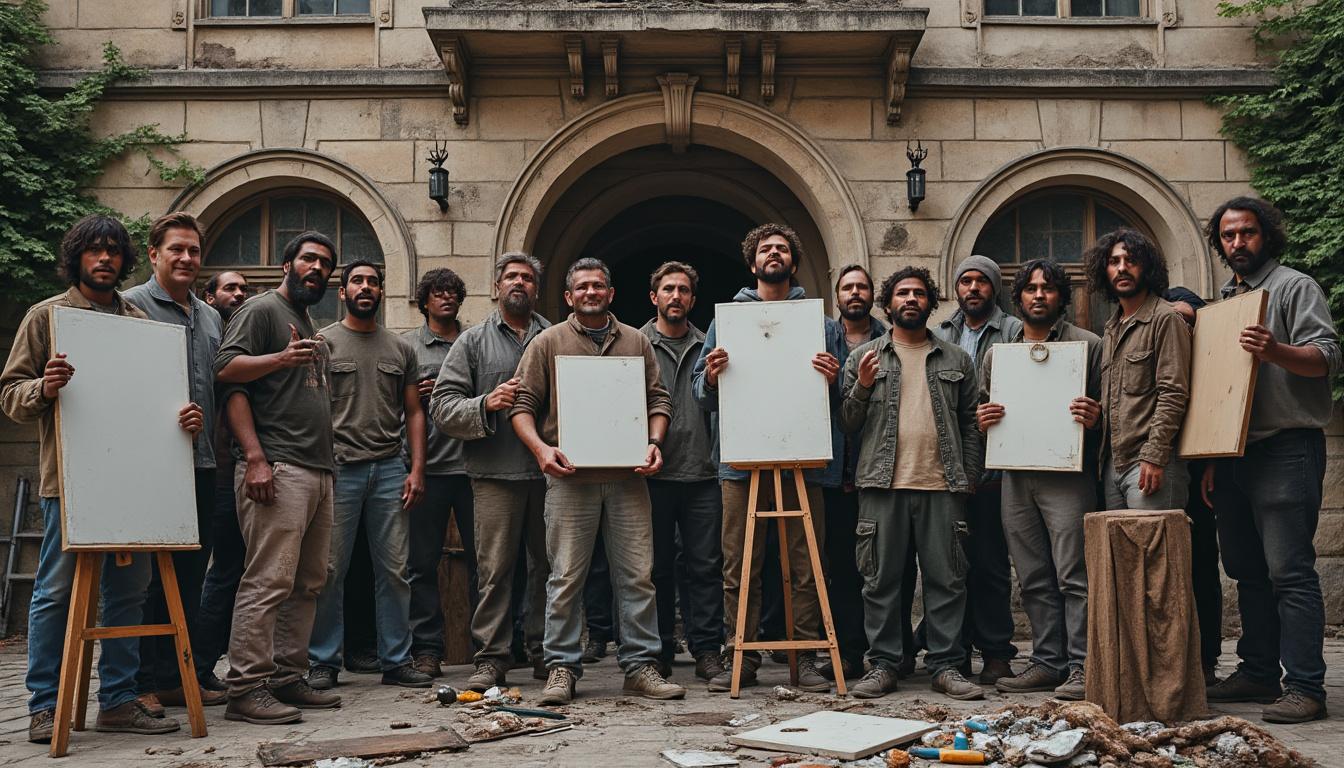 artists unite to protest the closure of belgium’s oldest contemporary art museum, highlighting its cultural significance and the impact on the art community.