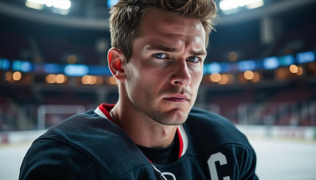 brady tkachuk addresses the controversy surrounding an 'obviously fake' ai-generated video, sharing his thoughts as the rising usa hockey star speaks out.