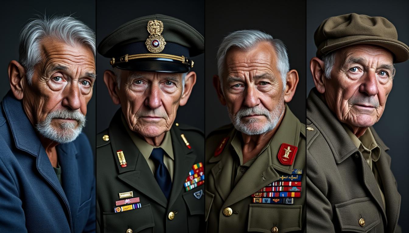 discover 'portraits of service,' an exhibition by james gill showcasing powerful portraits and stories of hometown veterans, honoring their contributions and sacrifices.