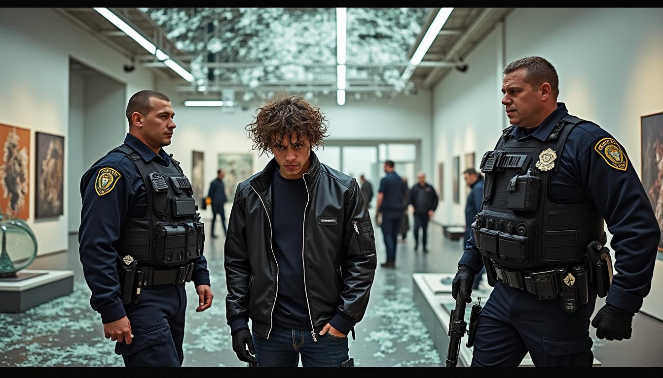 a man has been detained after causing $240,000 in damages at the seattle glass museum, highlighting the incident and ongoing investigation.