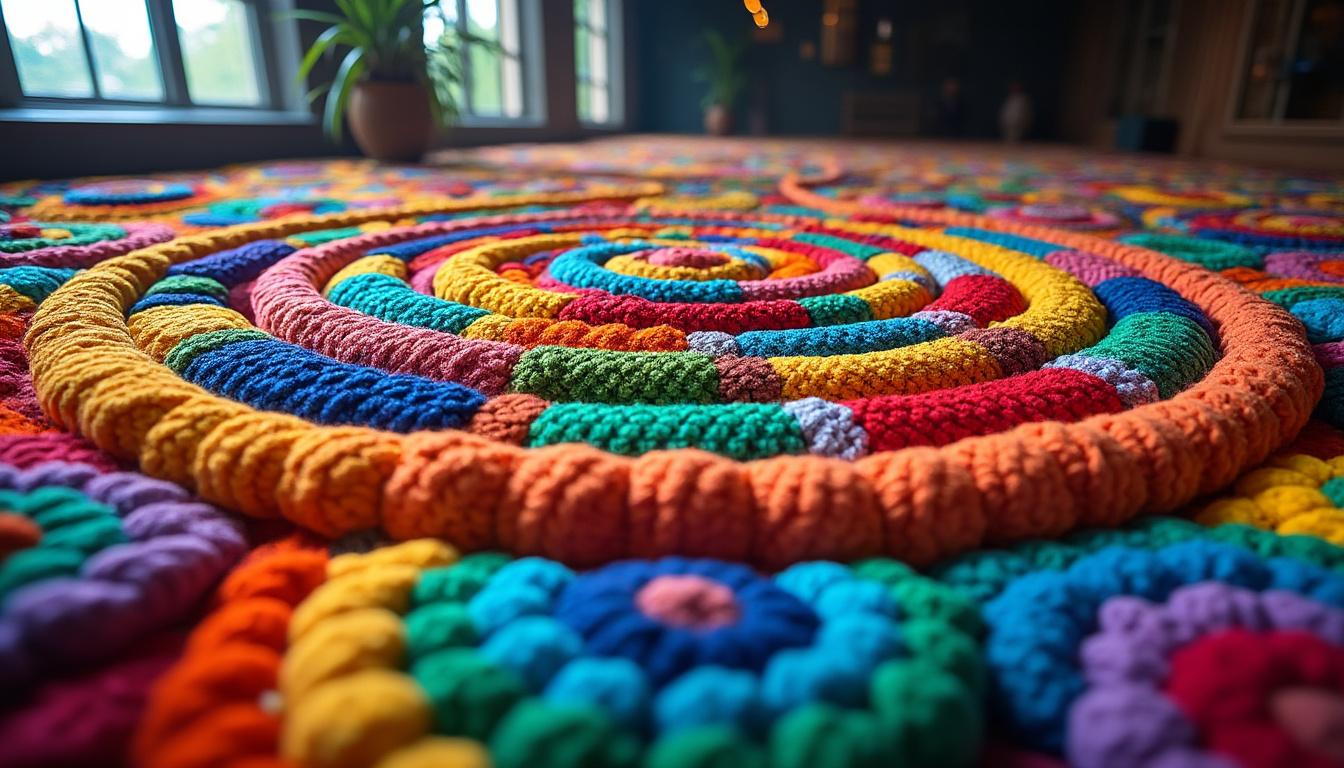 discover the captivating return of the walkable suspended labyrinth at the museum of fine arts, houston, offering visitors a unique and immersive art experience.