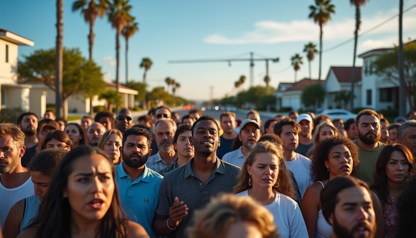residents of palm beach county express concerns over the proposed ai data center, highlighting community impact and environmental issues.