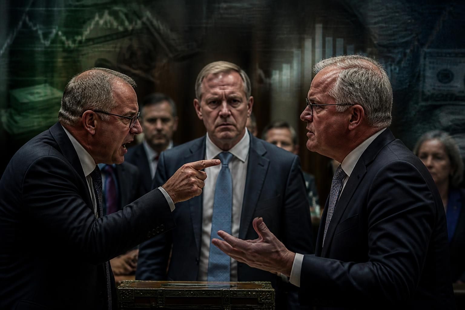 explore ai-generated visuals depicting australian politicians in conflict, designed to captivate viewers and expose a sophisticated investment scam.