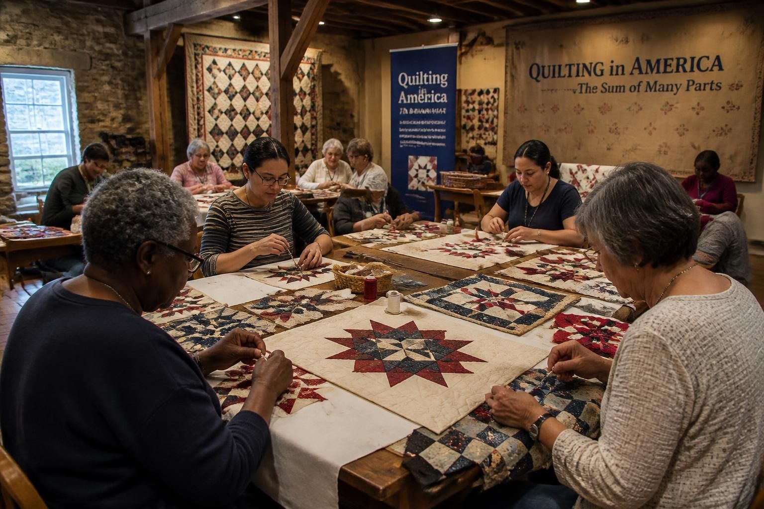join the cattaraugus county museum in salamanca for an america 250-inspired quilting workshop, celebrating heritage and creativity through fabric art.