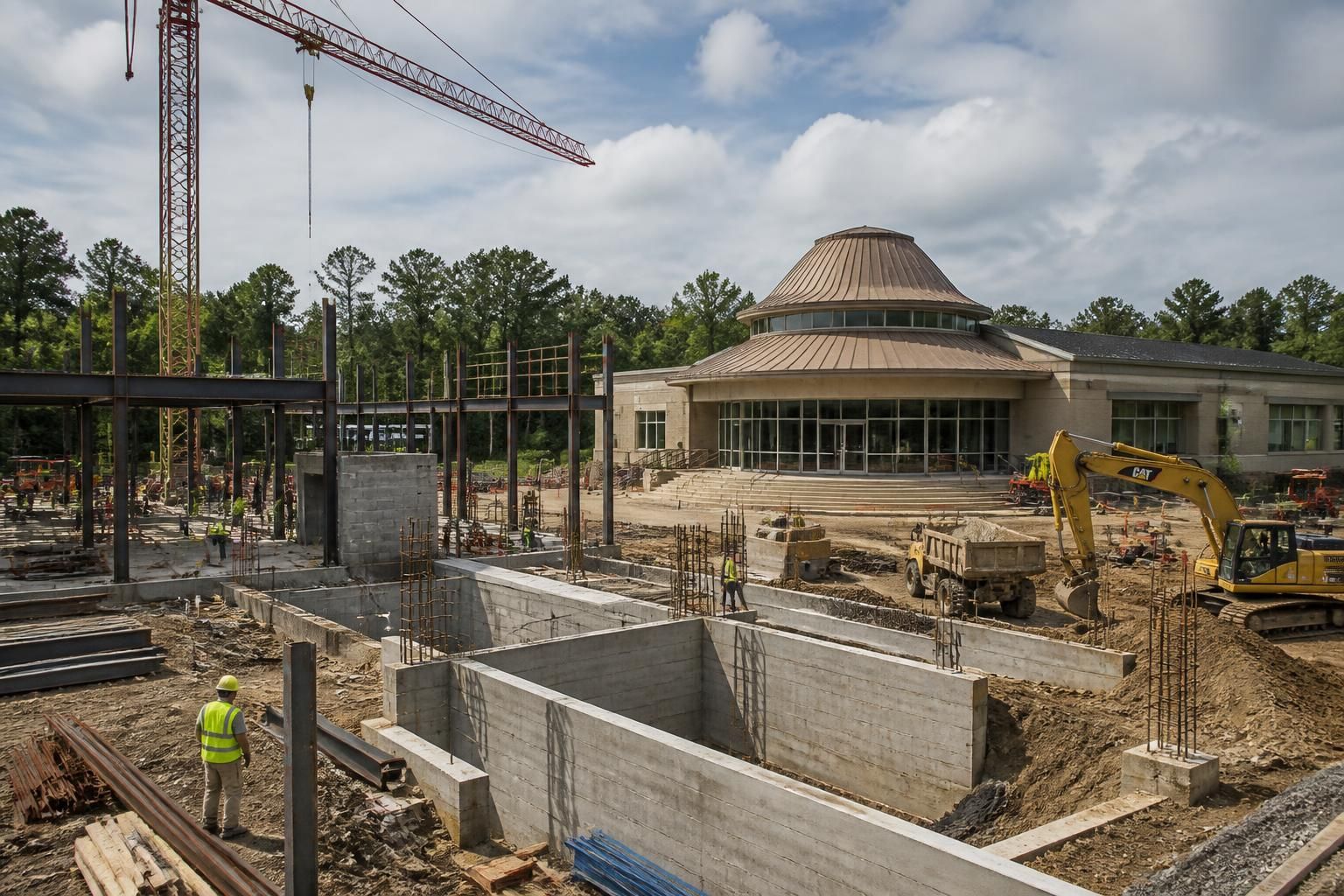 construction for the expansion of florence county museum is set to begin in early august, enhancing the museum's space and visitor experience.