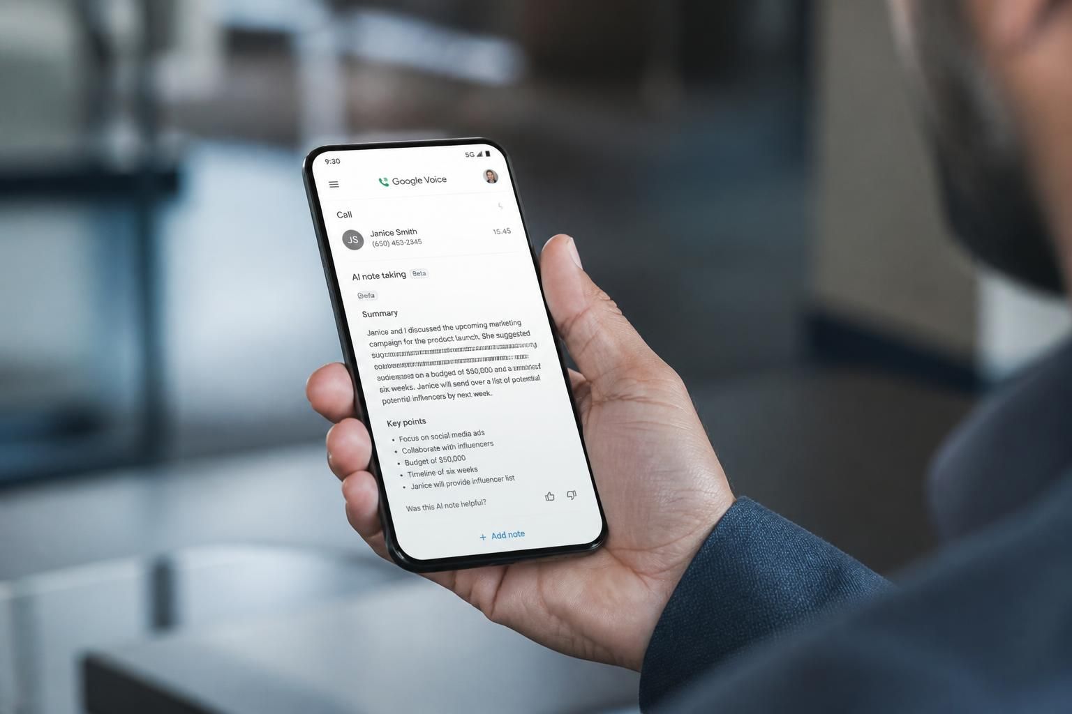 Exciting Update: Google Voice Introduces Innovative AI-Powered Note Taking Feature 1 discover google's latest innovation: an ai-powered note-taking feature in google voice that transforms how you capture and organize your conversations effortlessly.