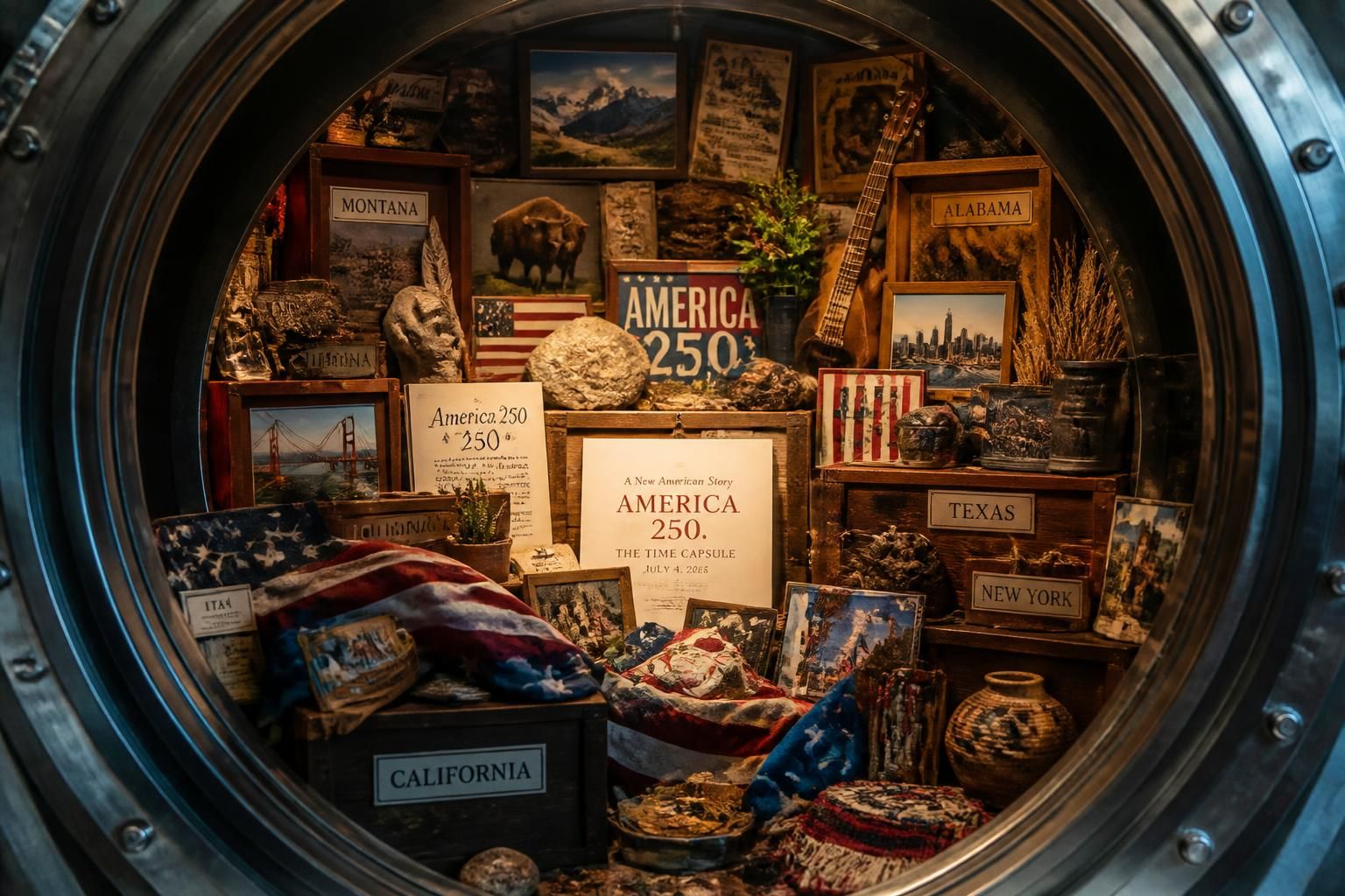 discover the america250 time capsule and explore unique treasures from every u.s. state, revealing the nation's rich heritage and diverse stories.