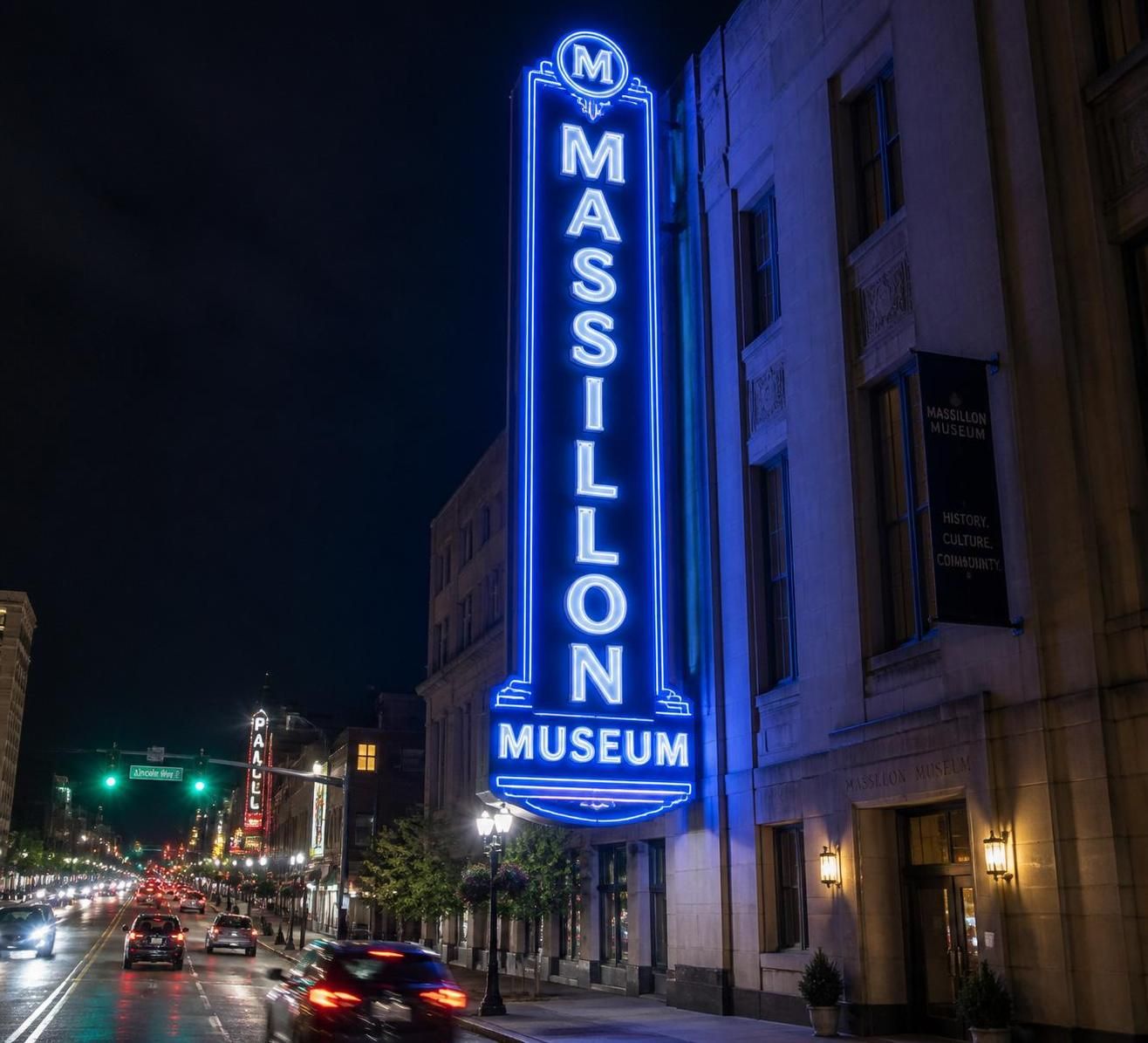 Massillon Museum Unveils Eye-Catching 30-Foot Neon Sign to Guide Visitors 1 discover the massillon museum's new 30-foot neon sign, designed to captivate and guide visitors with its vibrant and eye-catching glow.