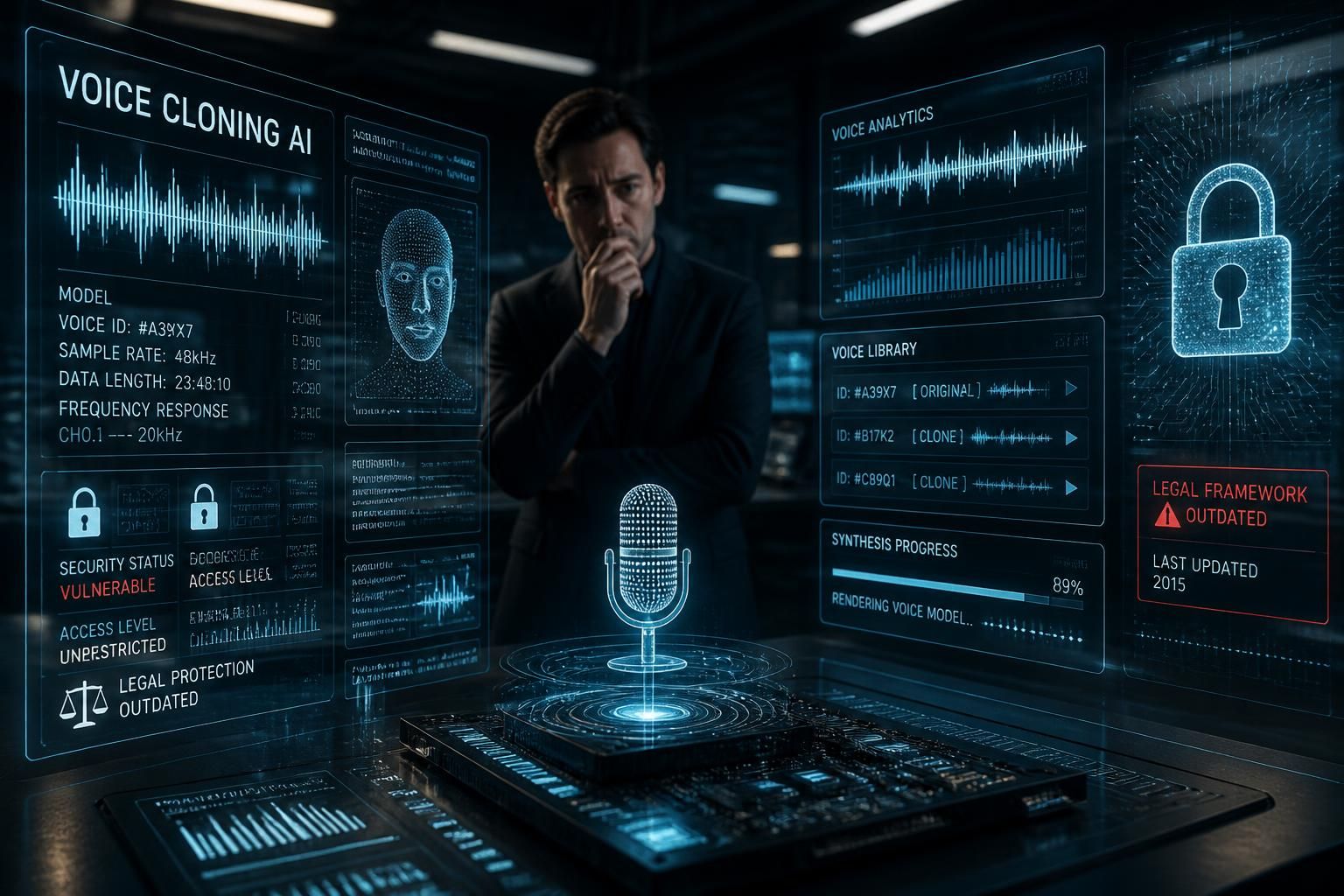 explore the growing concerns surrounding voice cloning ai and the challenges posed by outdated legal protections in this insightful analysis.