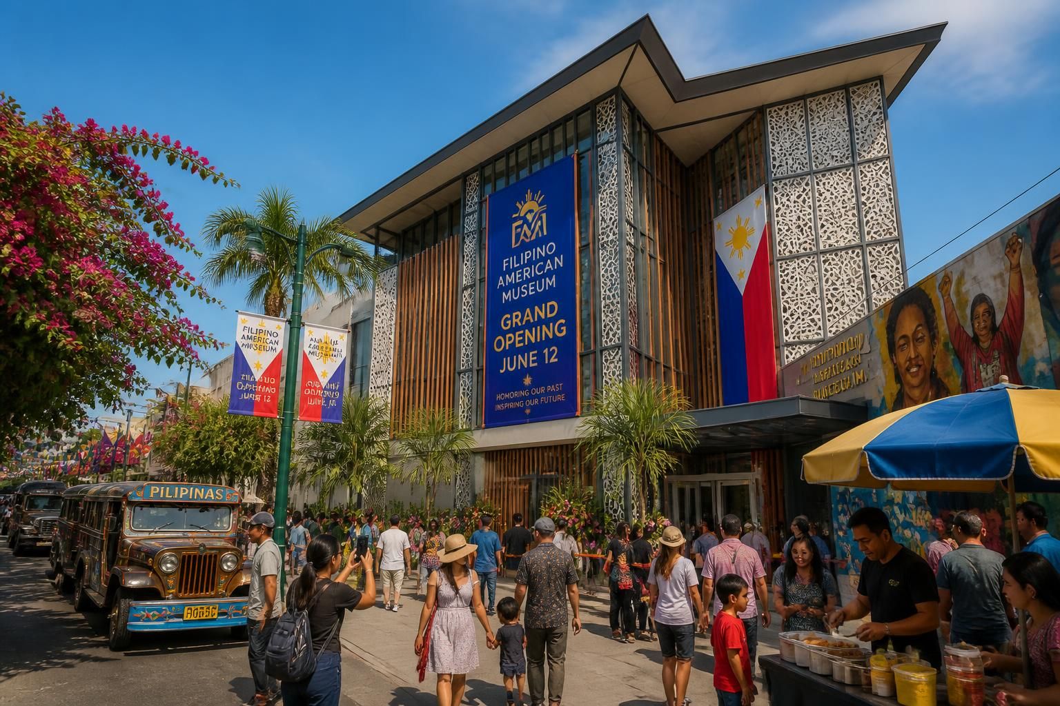 discover the rich culture and history at the filipino american museum opening june 12 in the vibrant heart of filipino town. join us for an inspiring celebration of heritage and community.