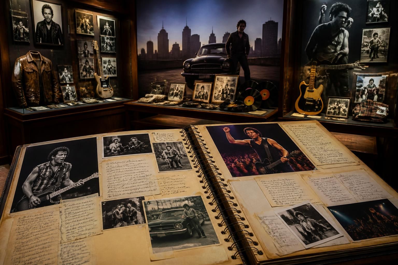 explore the new bruce springsteen museum, a massive scrapbook celebrating the life and legacy of new jersey's iconic musical legend. discover rare memorabilia, interactive exhibits, and immersive experiences dedicated to the boss.