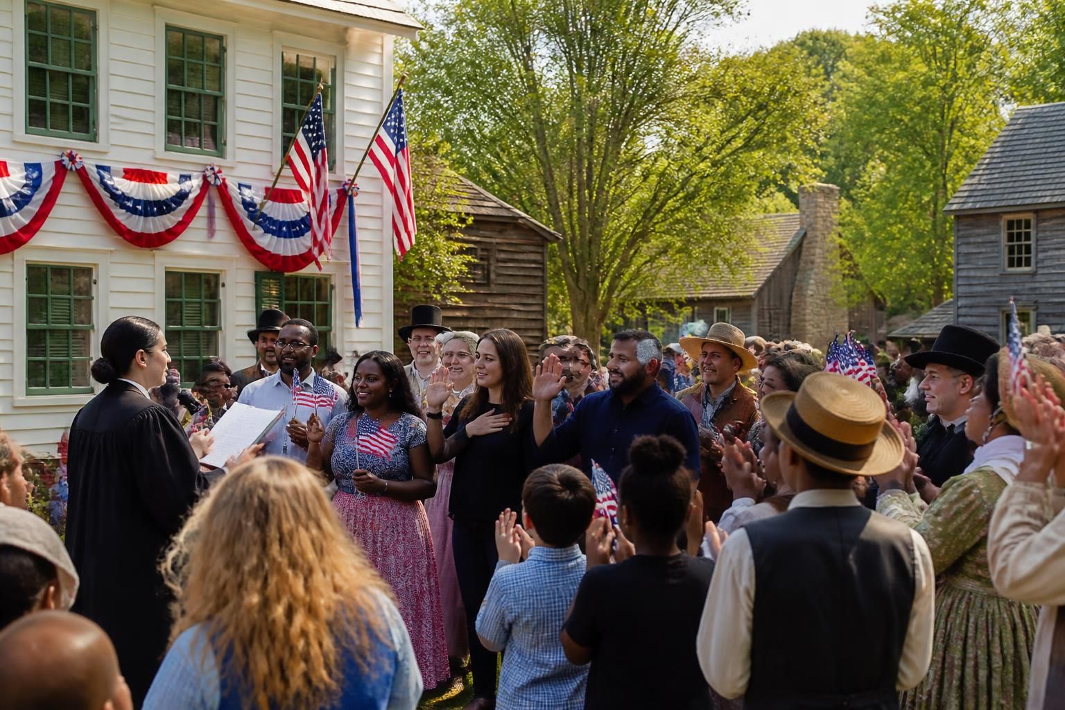 join genesee country village in celebrating new citizens and honoring the america 250 milestone with special events and commemorations.
