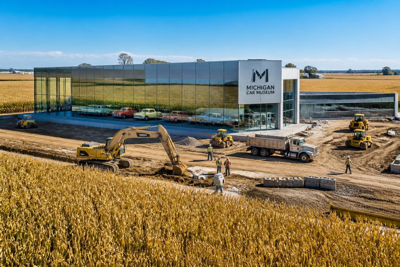 discover the michigan car museum's exciting $3.6m expansion project, set amidst scenic cornfields. explore classic and rare automobiles in an enhanced visitor experience.