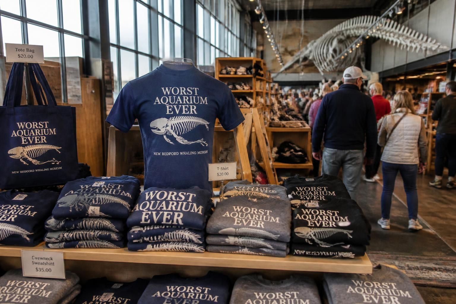 discover the new bedford whaling museum's 'worst aquarium ever' merchandise that's captivating fans online with its unique and quirky appeal.