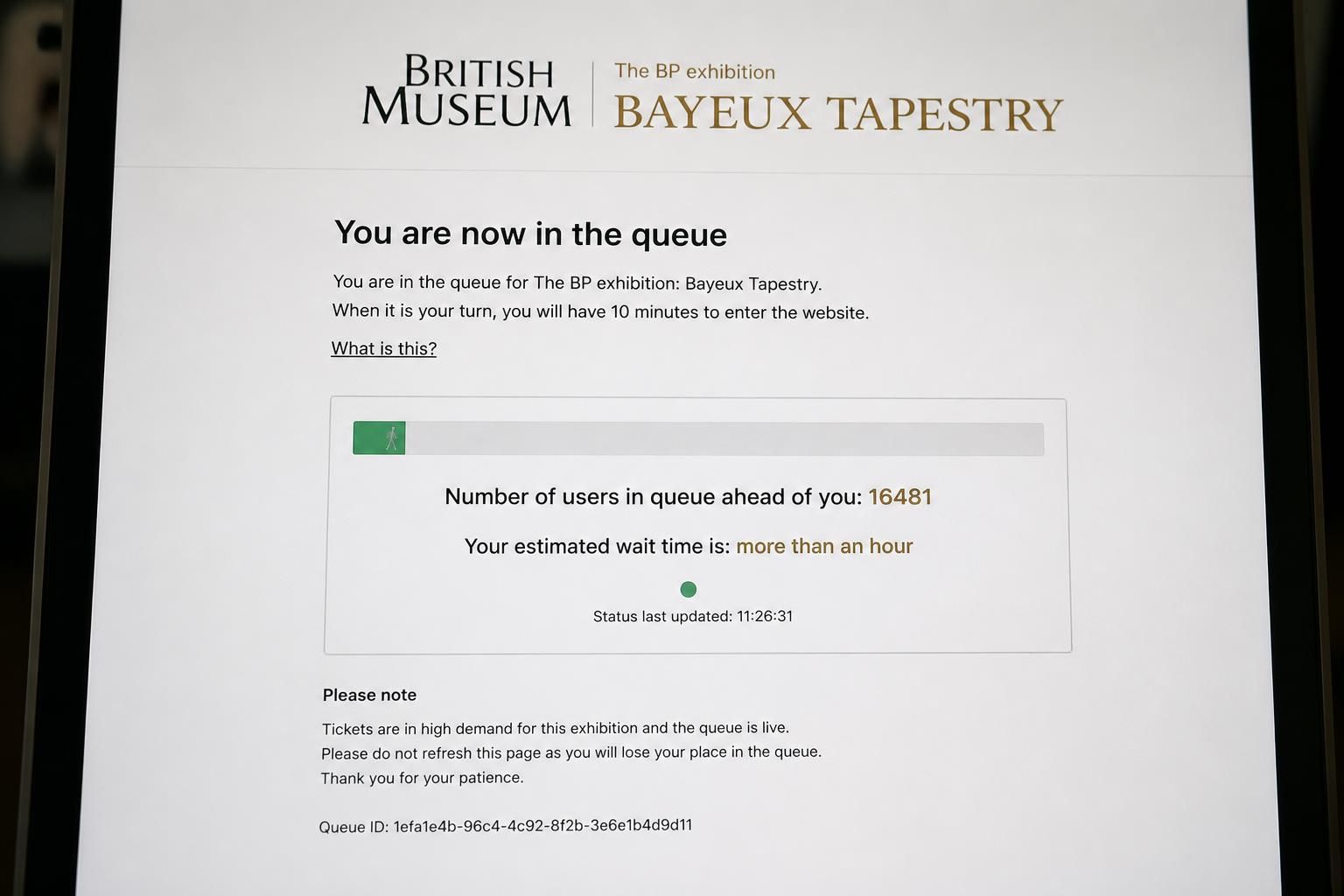 Tickets for the Bayeux Tapestry Now Available as 40,000 Enthusiasts Line Up 1 get your tickets for the bayeux tapestry exhibition now available as 40,000 enthusiasts eagerly line up to witness this historic masterpiece.