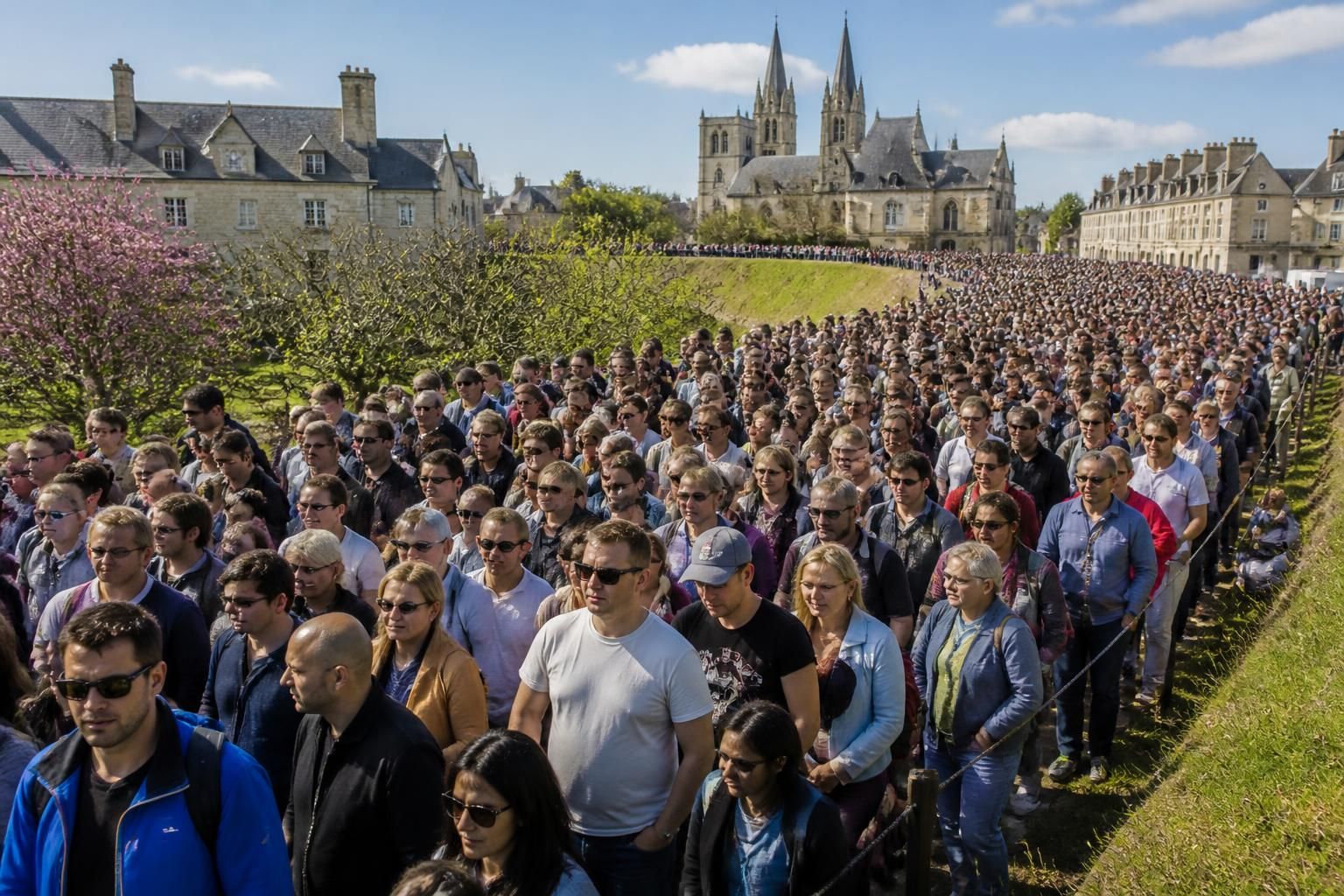 get your tickets now for the bayeux tapestry event as 40,000 enthusiasts line up to experience this historic masterpiece. don't miss out on this unique cultural opportunity!