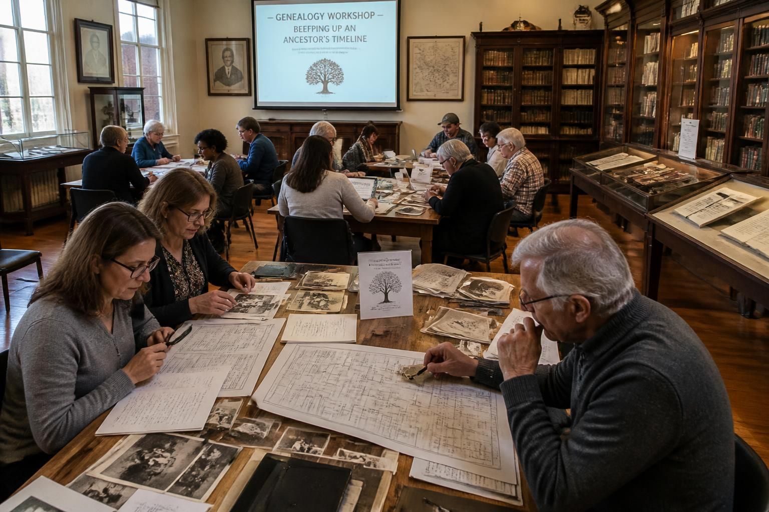 join the county museum's workshop 'beefing up an ancestor’s timeline' to enhance your genealogy research skills and uncover detailed family history insights.