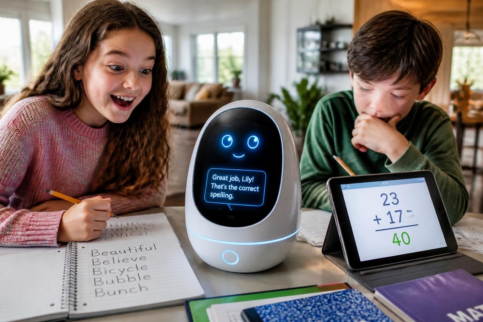 discover how a voice-activated ai tutor helps kids improve their spelling and math skills, and learn about the surprising results from this innovative experiment.