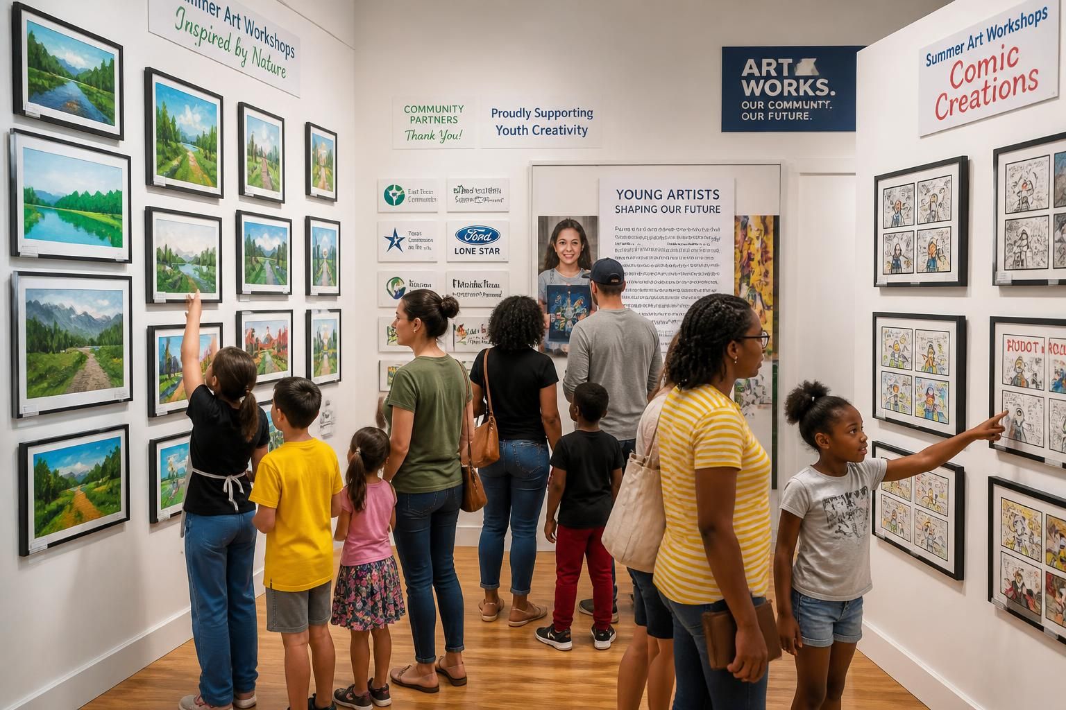 discover creative masterpieces from summer student workshops at marshall's michelson museum of art, showcasing inspiring and imaginative artworks.