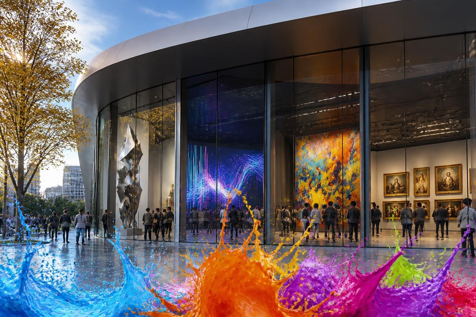 discover the akron art museum's grand reopening featuring four exciting new exhibits. experience innovative art and vibrant displays all in one visit.