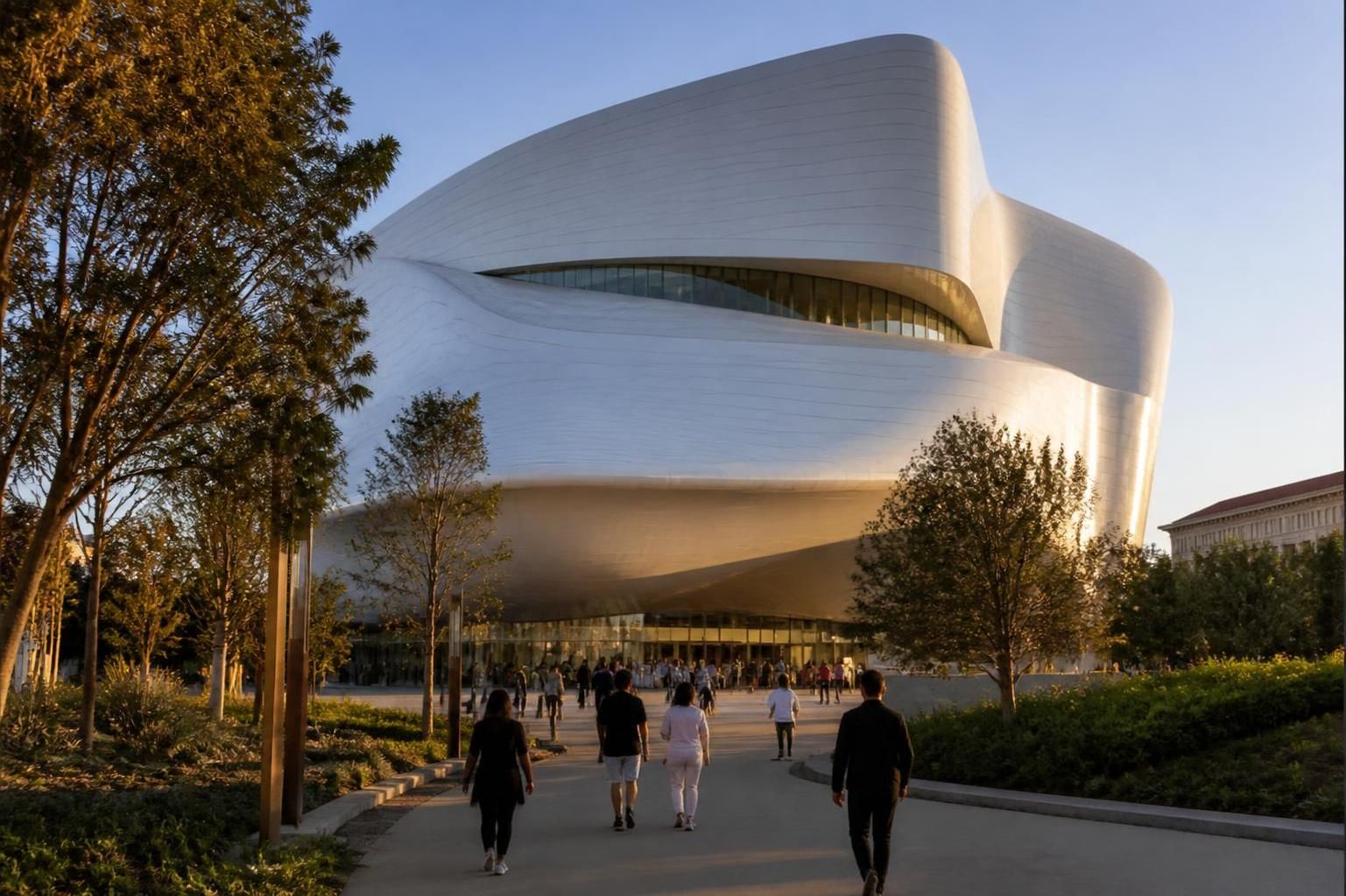 George Lucas Commemorates the Grand Star-Studded Launch of the Lucas Museum of Narrative Art 1 george lucas celebrates the star-studded grand opening of the lucas museum of narrative art, highlighting its dedication to storytelling and cinematic history.