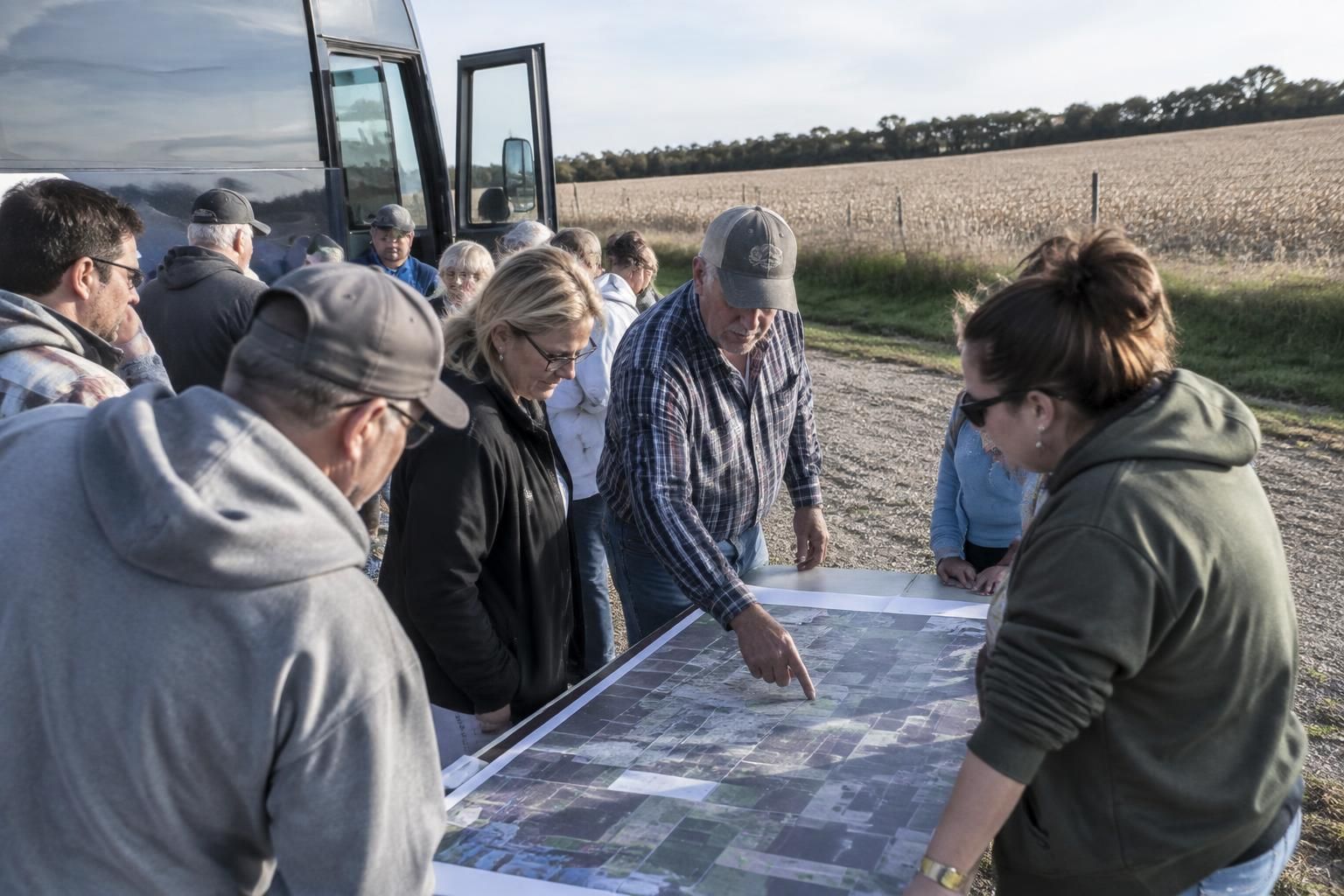 a “revolt bus” tours shawnee county as residents rally against proposed ai data centers and debate their impact on the community.