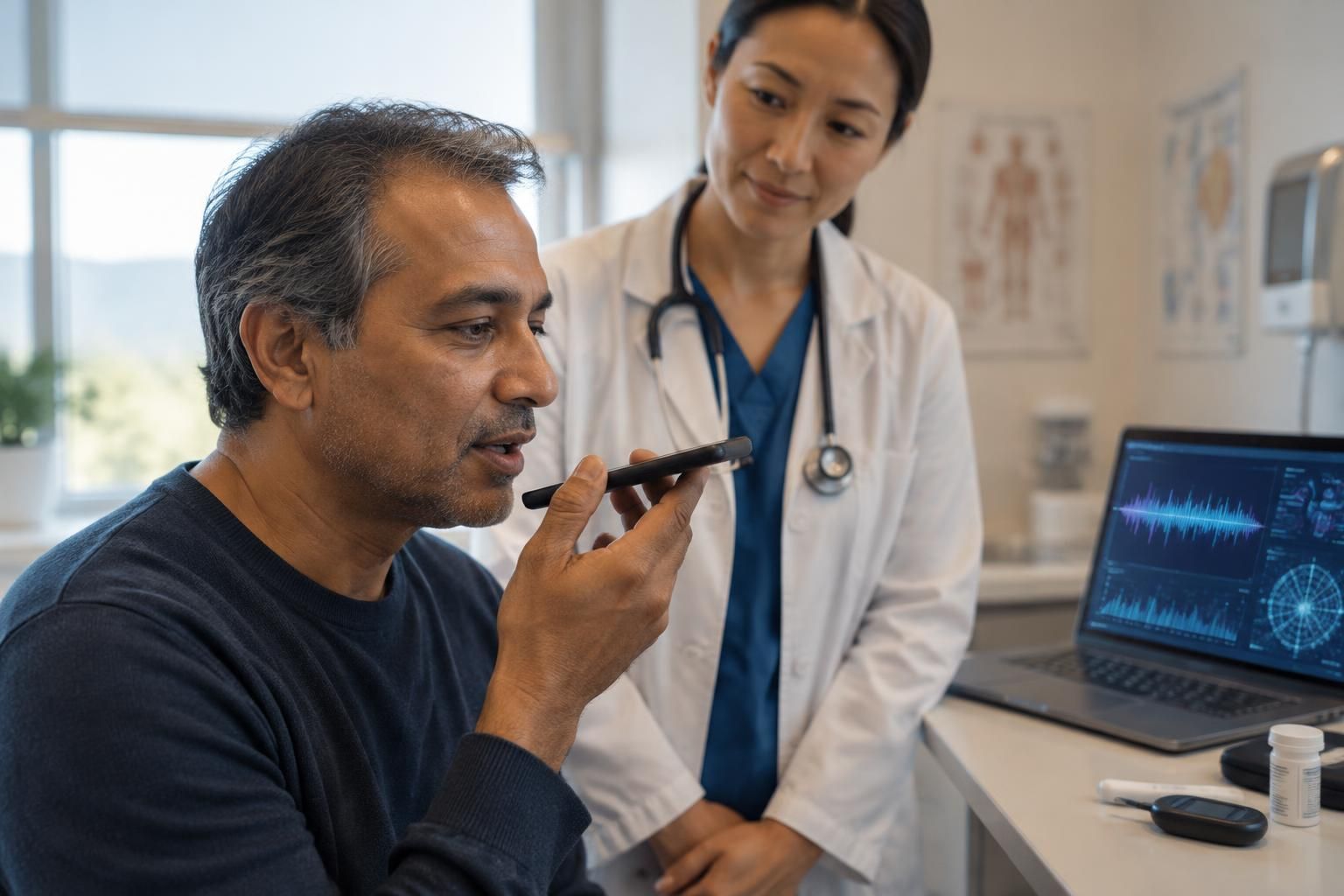 a new study finds that an ai-powered voice test may help screen for type 2 diabetes using subtle changes in a person’s voice.