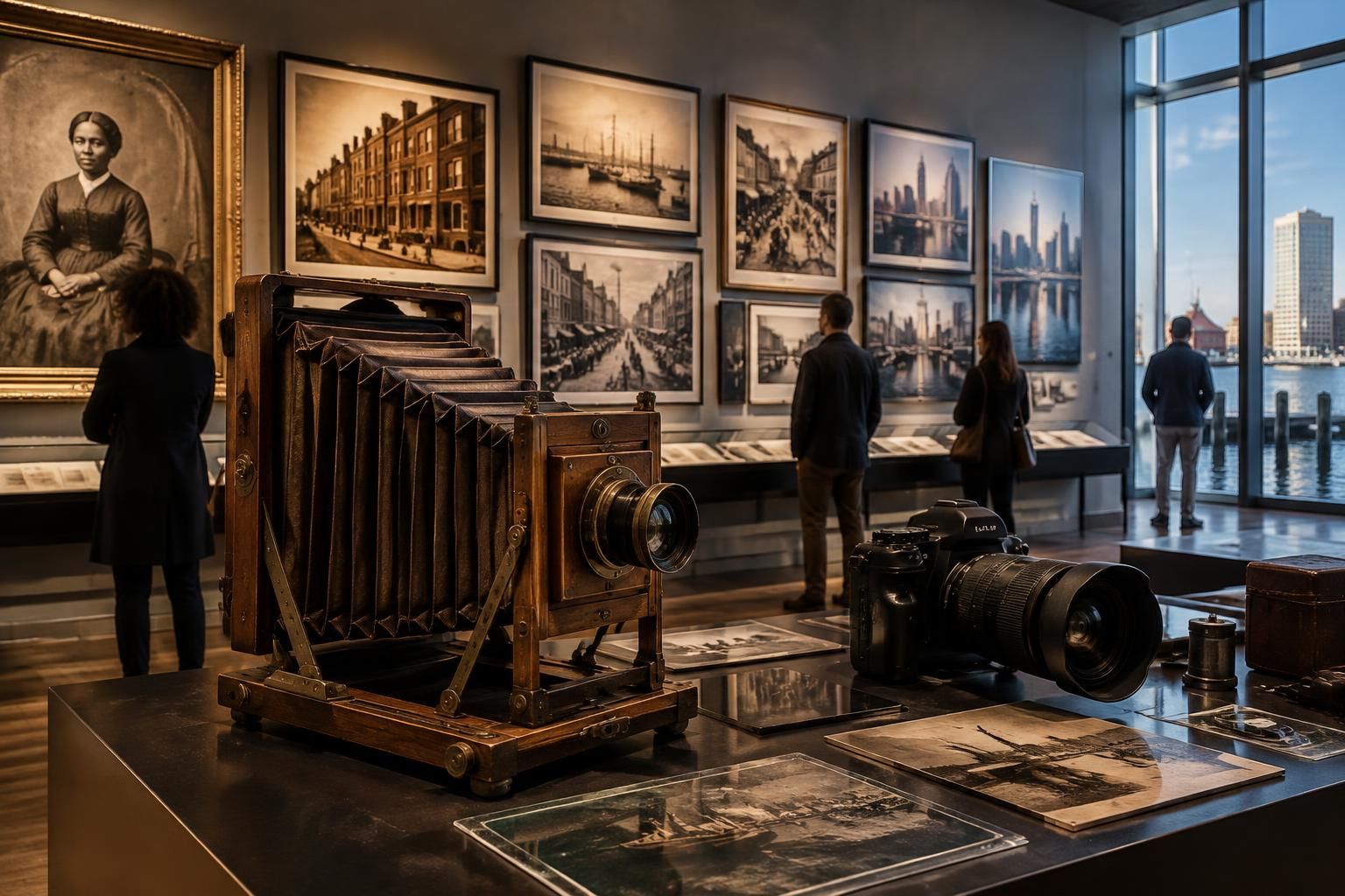 explore 185 years of photography through the baltimore museum of art’s exhibition, featuring images that reveal the city’s history, people, and changing landscape.