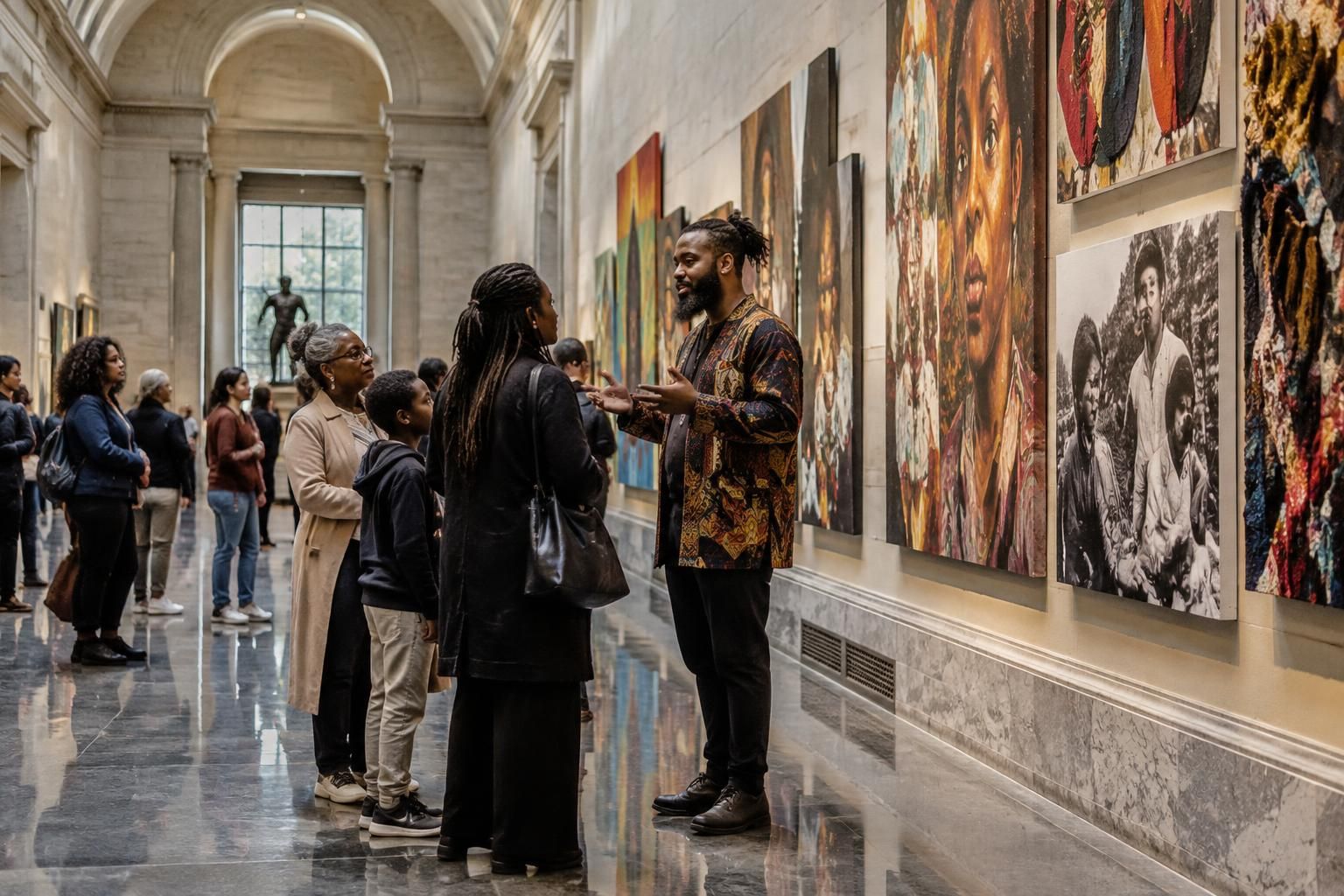the cleveland museum of art transforms its walls into a platform for community voices, bringing local perspectives into the museum.