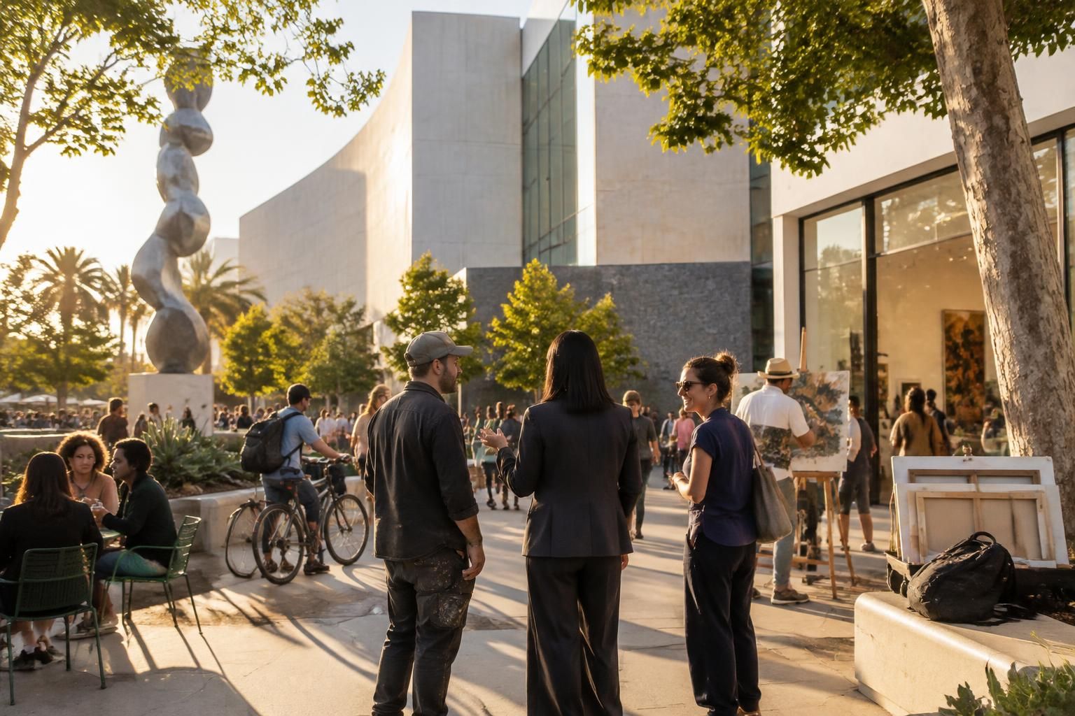 the hammer museum’s new director shares plans to create a vibrant westside arts district through expanded cultural partnerships and community engagement.